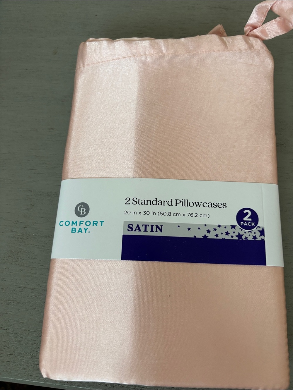 Comfort Bay Satin Pillowcases - Pink (2 Pack)